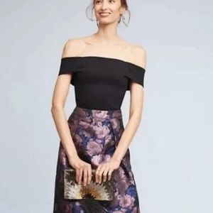 Anthropologie deletta off the shoulder ponte top size L